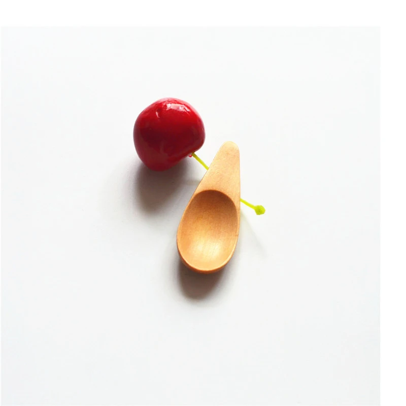 Чайная ложка AIRCHR деревянная мини для специй соли молока кофе маленькие десертные