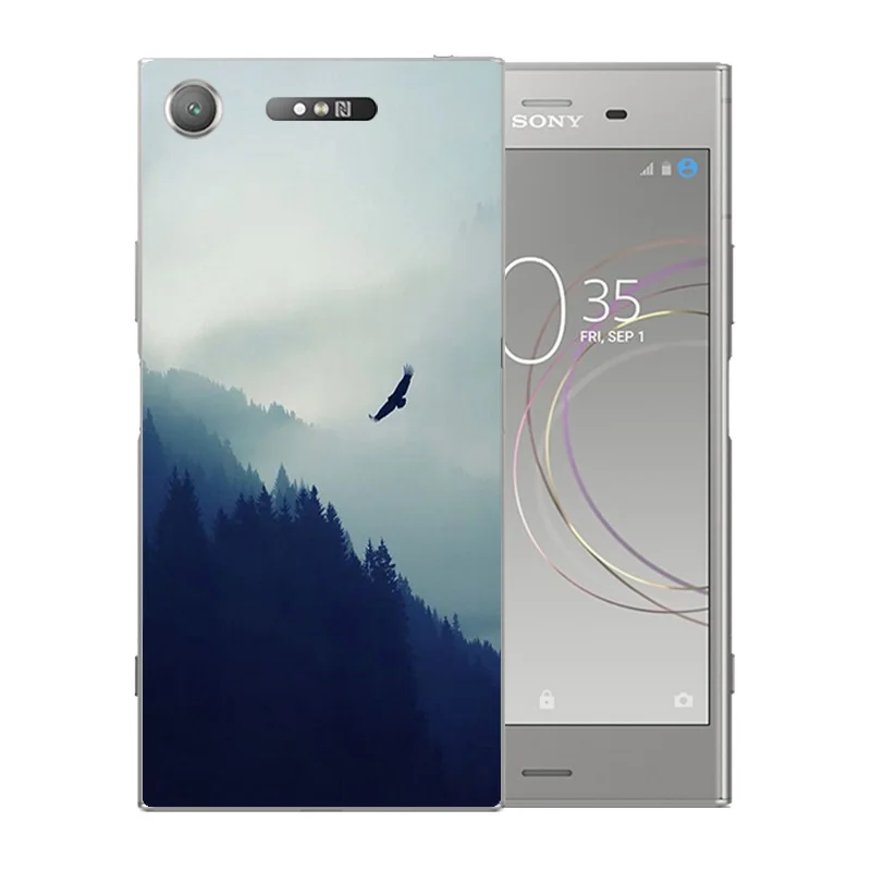 Роскошный силиконовый чехол для телефона Sony Xperia XZ1 5 2-дюймовый Мягкий из ТПУ с