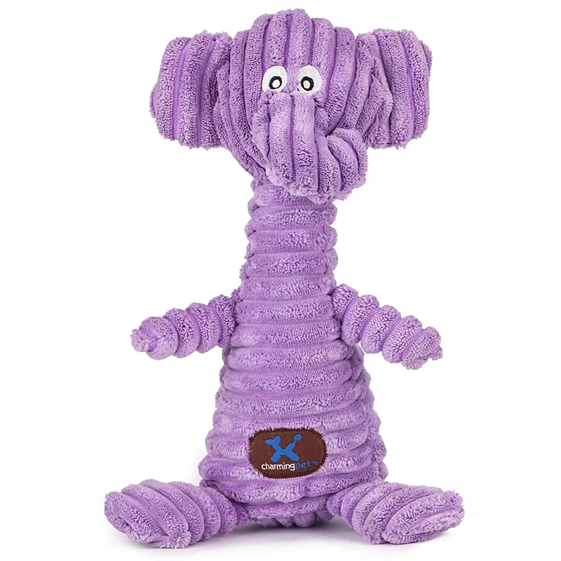 Charmingpet игрушки для собак Platypus слон крокодил обезьяна Лев игрушка для домашних животных - Цвет: Elephant