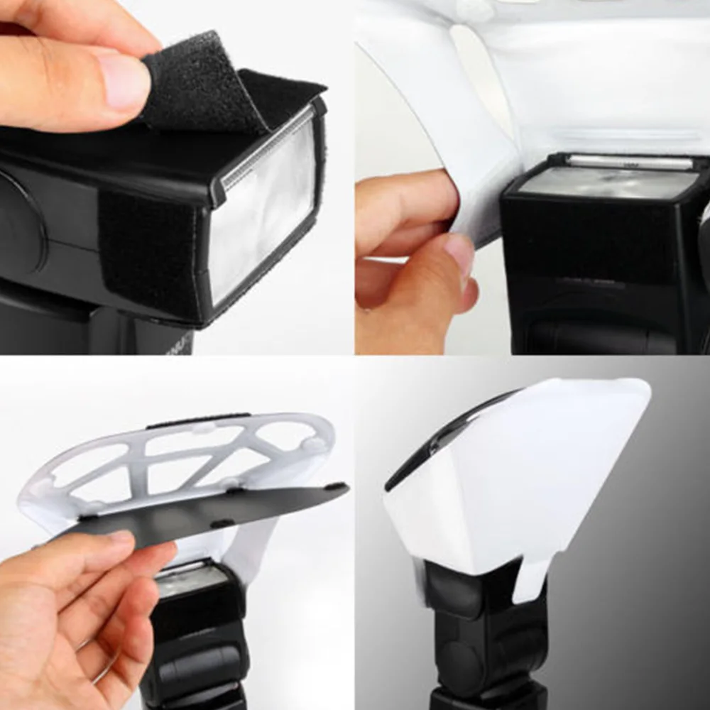 Светоотражающий рассеиватель для карты Speedlight 3 цвета софтбокс отражатель