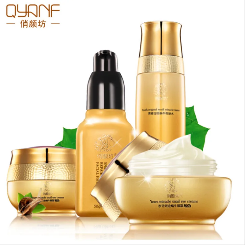 Qyanf улитка отбеливающая крем ухода за кожей лица лечение уменьшить шрамы прыщи