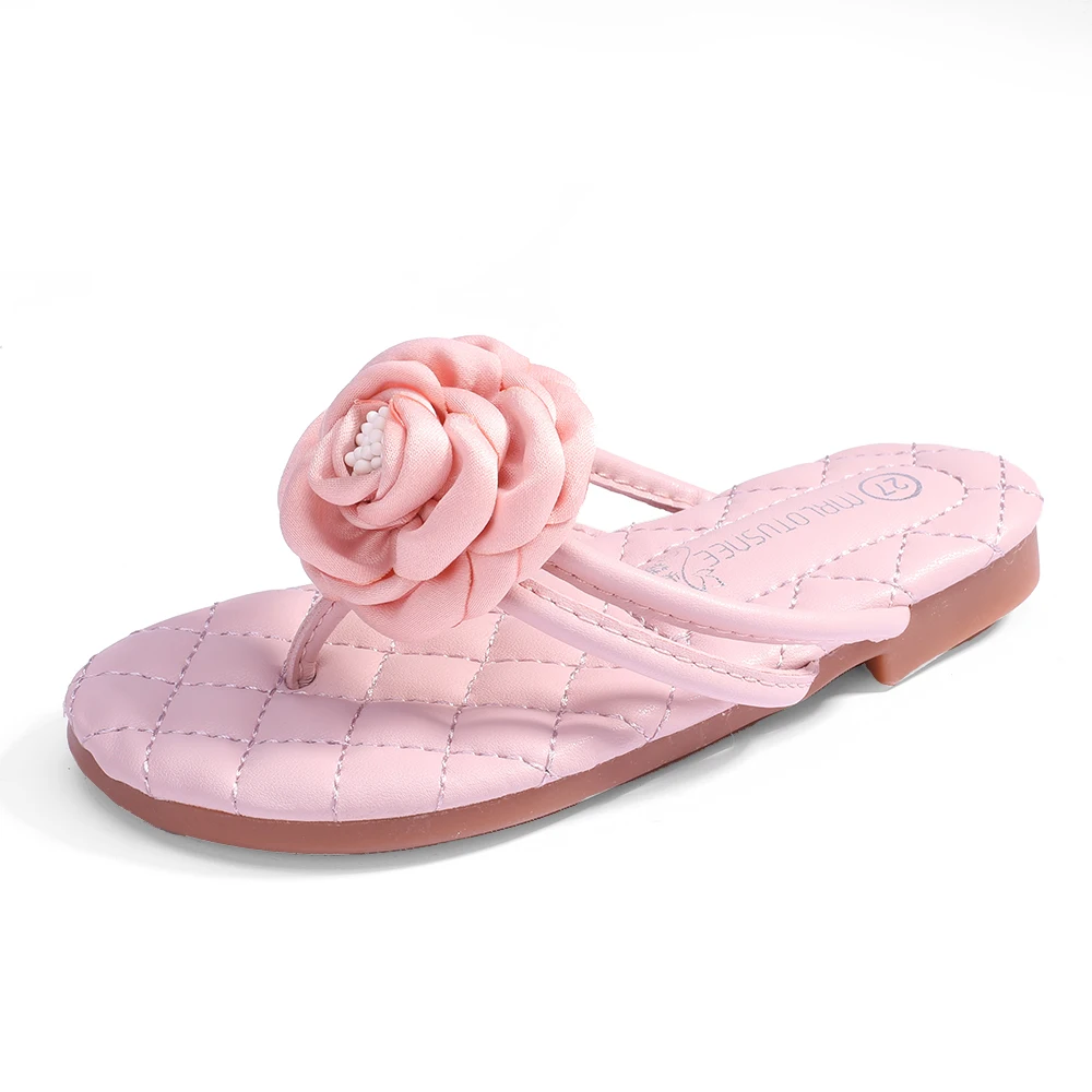 

Children Slippers Summer Flower Clip Toe Flip Flops Casual Shoes 2019 Beach Slippers Gladiator Sandal Shoes203B-210