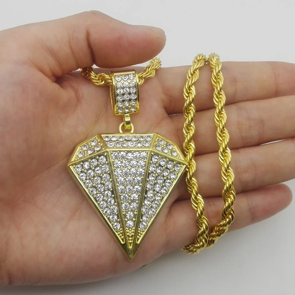 Новинка года модные ювелирные изделия для мужчин Iced out хип хоп Ожерелье Подвеска N541
