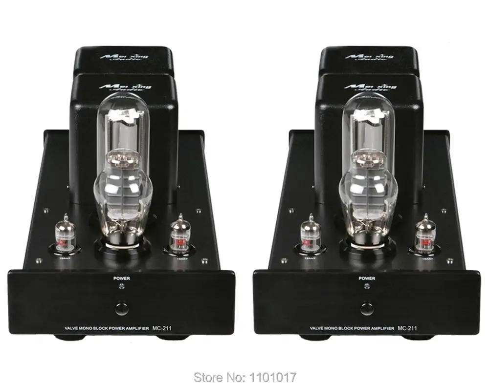 Квадратная версия моноблока Meixing Mingda MC211 трубчатый Amp HIFI EXQUIS 300B 2A3 211 усилитель