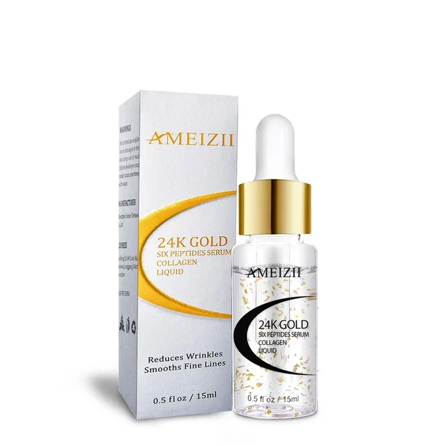 style 3 Ameizii чистая Гиалуроновая кислота 24k золото лифинг отбеливающая Сыворотка для лица Антивозрастная богатая витамином c e коллагеновая эссенция для ухода за кожей - Вес нетто: style 3