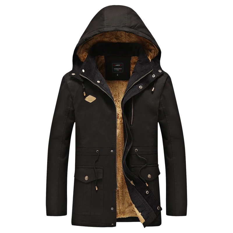 

Повседневная Вельветовая подкладка с капюшоном; Ropa De Hombre Invierno