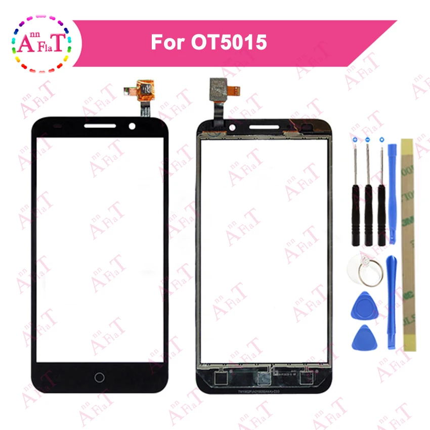 Сенсорный экран для Alcatel One Touch POP 3 OT5015 5 дюймов дигитайзер внешнее стекло панель