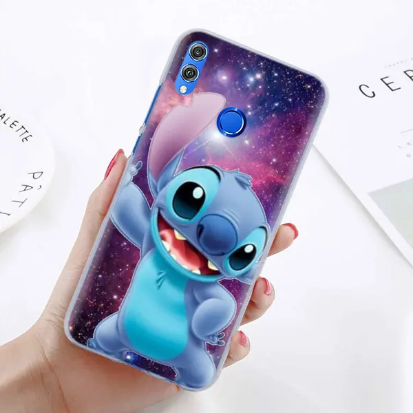 05 Милый чехол для телефона Lilo Stitch для huawei Honor 8X 8A Pro 8C 8S 9 10 Lite 20i Honor Play Y7 Y9 чехол - Цвет: 05