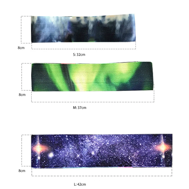 

Emulsion Yoga Band Star Color Ultralight Non-slip Hip Hip Circle Loop Resistance Band Fitness Workout Exercise
