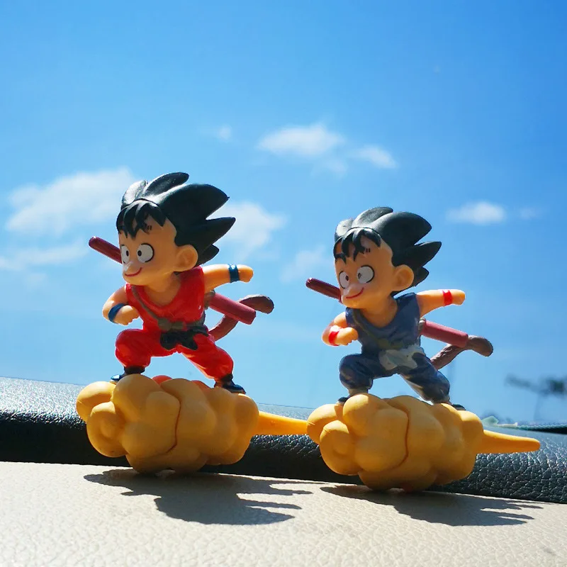 Летающий DRAGON BALL Z Автомобильные украшения окна Сон Гоку лобовое стекло 3D наклейки милые куклы приборной панели игрушки Авто интерьерные украшения