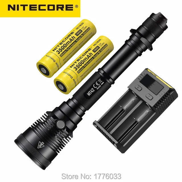 2018 новый NITECORE MT42 длинный звонок фонарик CREE XHP35 HD светодиодный Макс 1800 люмен