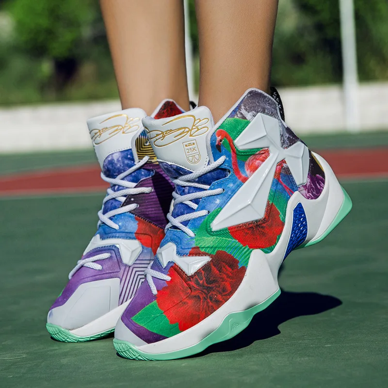 Новинка 2019 года сезон весна Мужская обувь в стиле хип хоп Джеймс 13th generation Kobe Wild