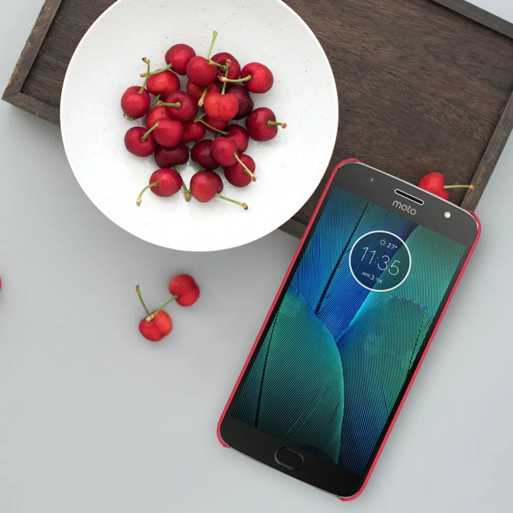 Для Moto G5/G5 Plus чехол Nillkin Матовый твердый пластиковый чехол на заднюю панель для Motorola Moto G5s/G5s Plus чехол с защитой экрана