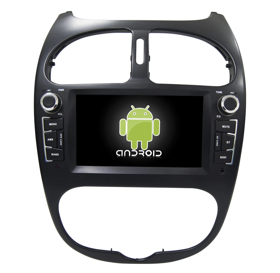 Navirider Android 8.1.0 Восьмиядерный dvd-плеер для peugeot 206 gps+ glosnass мультимедиа головное устройство Стерео Авторадио