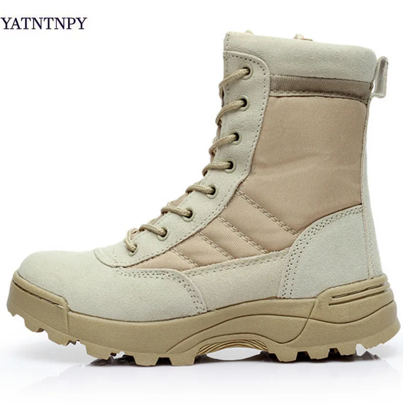 YATNTNPY2018 новые американские военные кожаные ботинки для мужчин армейские боты