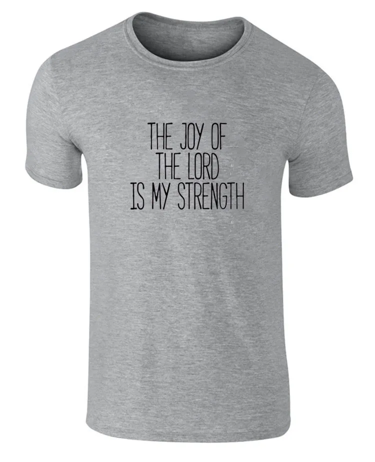 Футболка с логотипом The Joy Of Lord Is My Strength летняя футболка для женщин верующих в