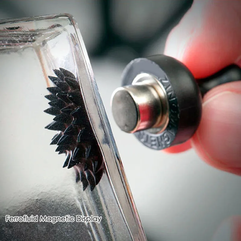 Магнитная феррофлюид бутылка удивительная жидкость с 2 магнитами давление