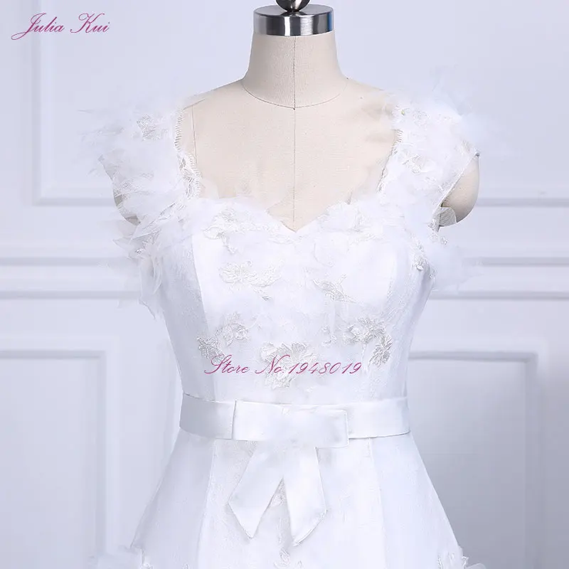 2019 Ruffled Silky Satin Bride Elegant Ball Gown Wedding Dress With Bow Sashes Vestido De Noiva | Свадьбы и торжества