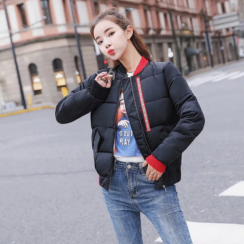 

Cheap wholesale 2018 new autumn winter selling women's fashion casual warm jacket female bisic coats L607