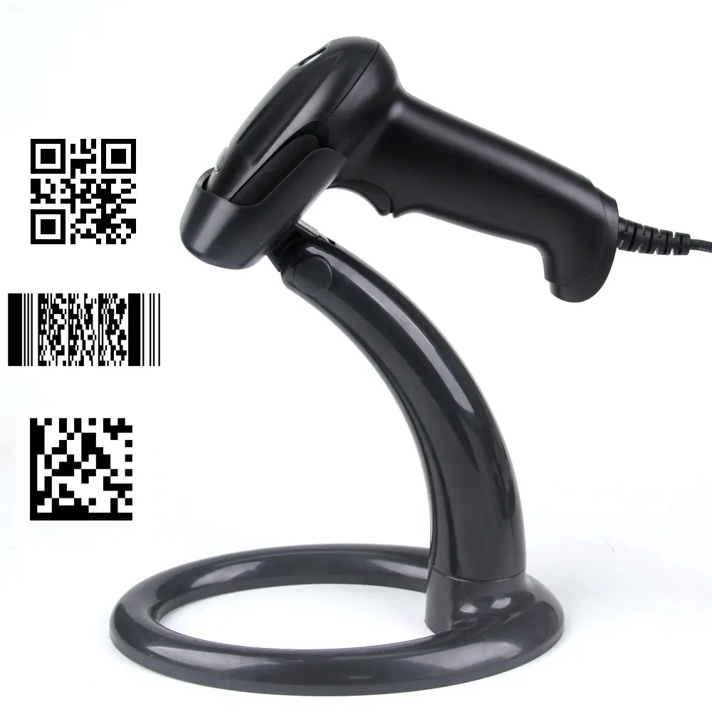 Kercan автоматического CCD проводной USB 2D QR PDF417 сканер штрих кодов data matrix ccd считывания