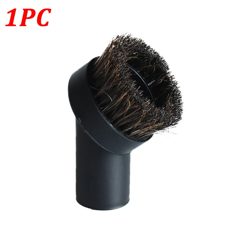 

1PC 32mm Horsehair Vacuum Cleaner Brush Head Suction Nozzle Replacement Round Keyboard Gap Dusting Brush Vacuum Cleaner Parts