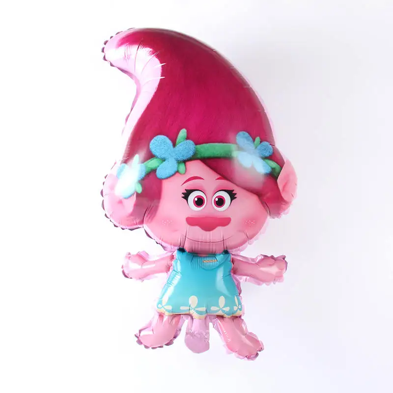 Balloons 1pcs Тема троллей посуда для вечеринки в честь Дня рождения набор ничья карманные чашки скатерть флаги тарелки Дети пользу Мальчики вечерние украшения - Цвет: Balloons 1pcs