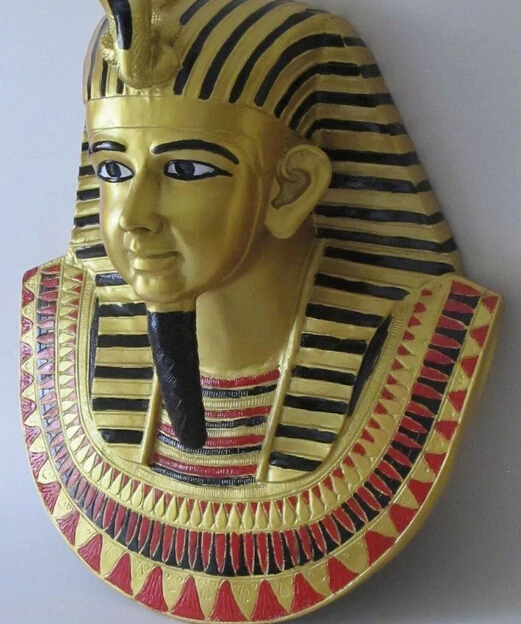 007946 Красивая Бронзовая скульптура Голова Статуя Ramses фараоны Древнего