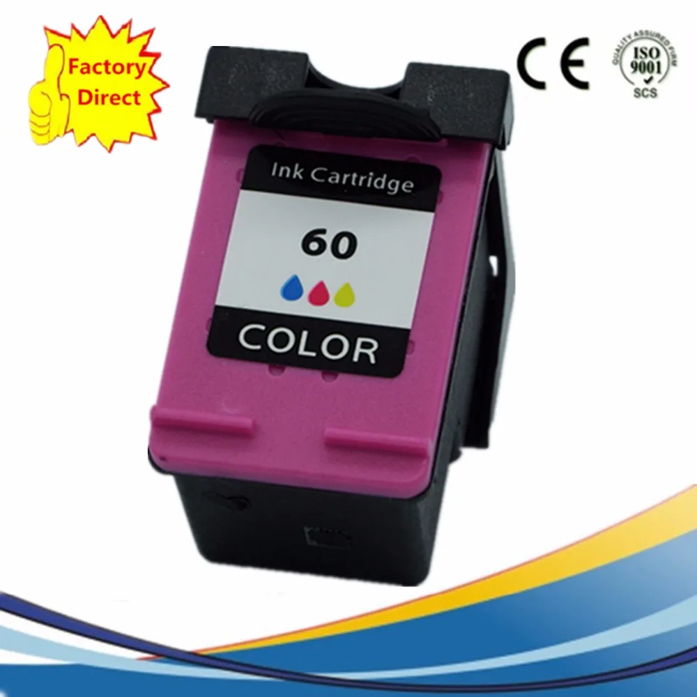 Картриджи с чернилами Северная Америка восстановленные для 60 XL 60XL HP60 HP60XL Deskjet D2530