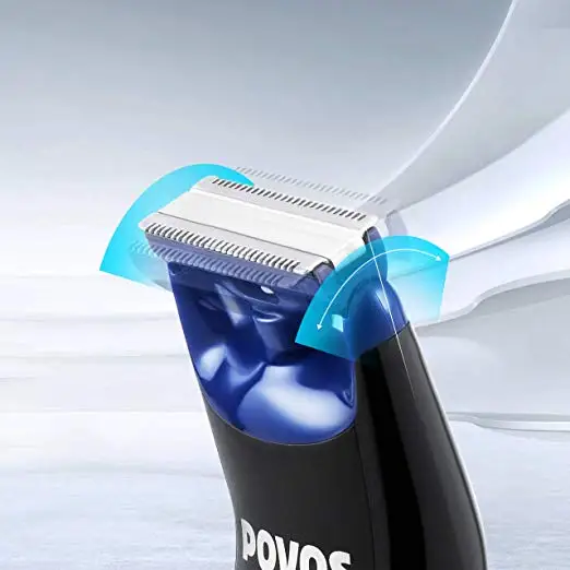POVOS One Blade триммер для бороды двунаправленный Электрический Уход за лицом и телом