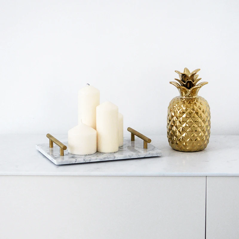 Тарелка мраморный поднос из натурального камня сервировочный лоток для хранения