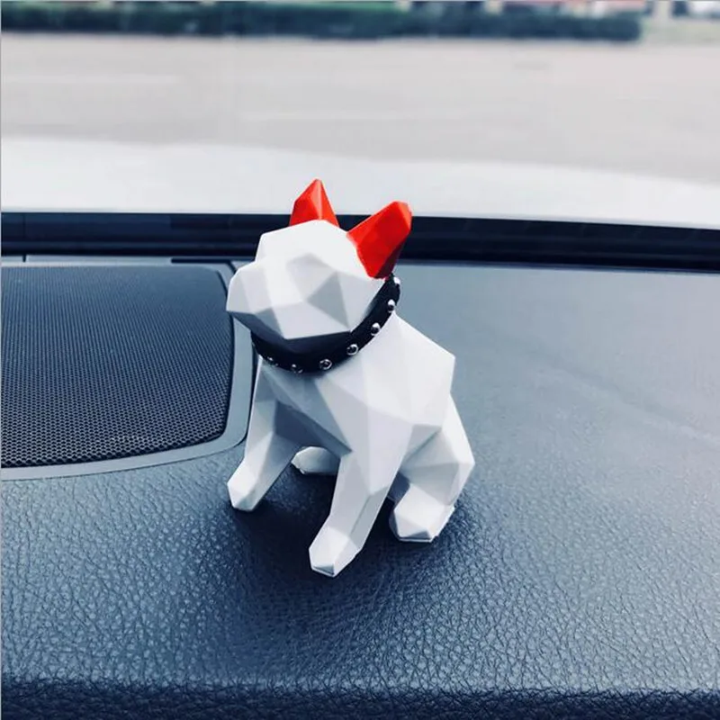 Автомобильное украшение французский бульдог игрушка кукла освежитель воздуха