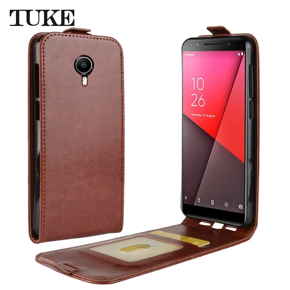 Multifunctional Business PU Leather Case For Vodafone Smart N9 Lite Exclusive Slip-resistant Vertical Flip Wallet Cover | Мобильные