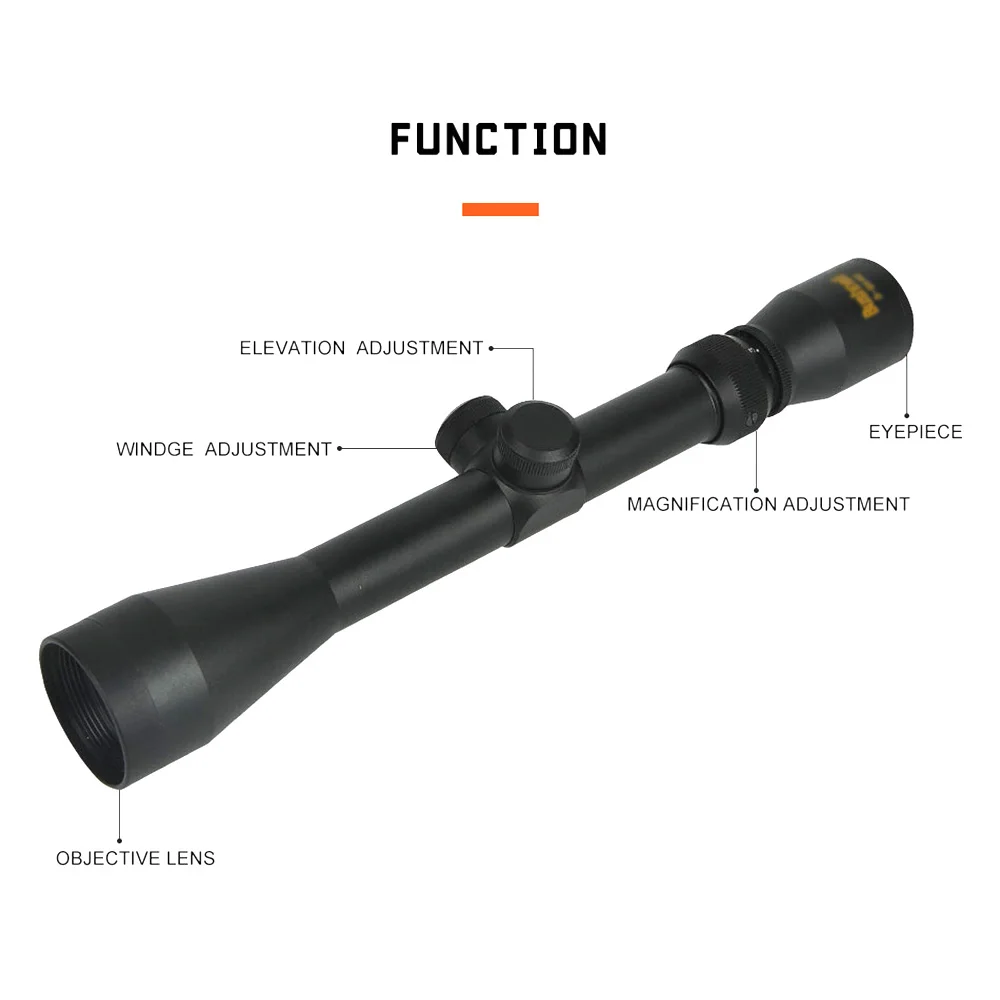 3-9X40 охотничий Воздушный прицел для винтовки провод дальномер Сетка арбалет или Mil точка Сетка прицел тактический оптические прицелы