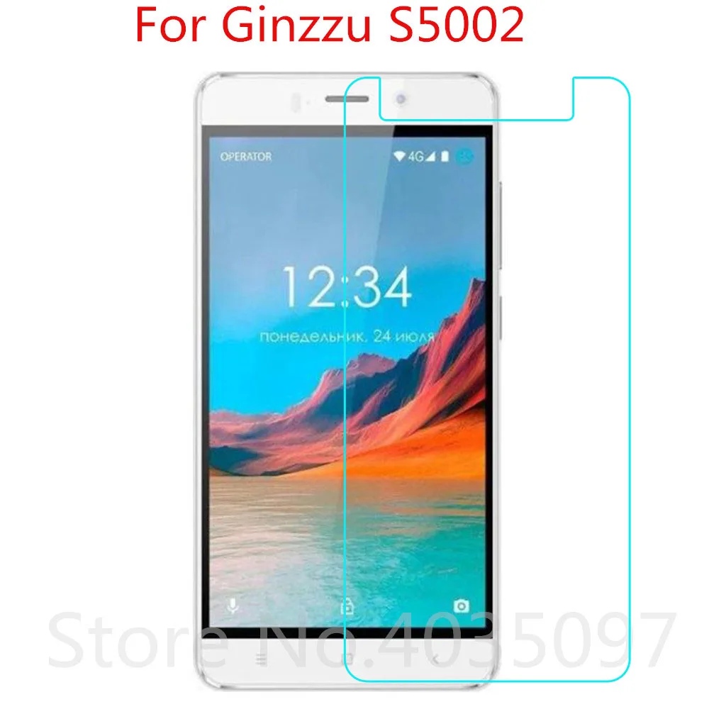 2.5D 9H стекло для Ginzzu S5002 защита экрана закаленное защитная пленка против