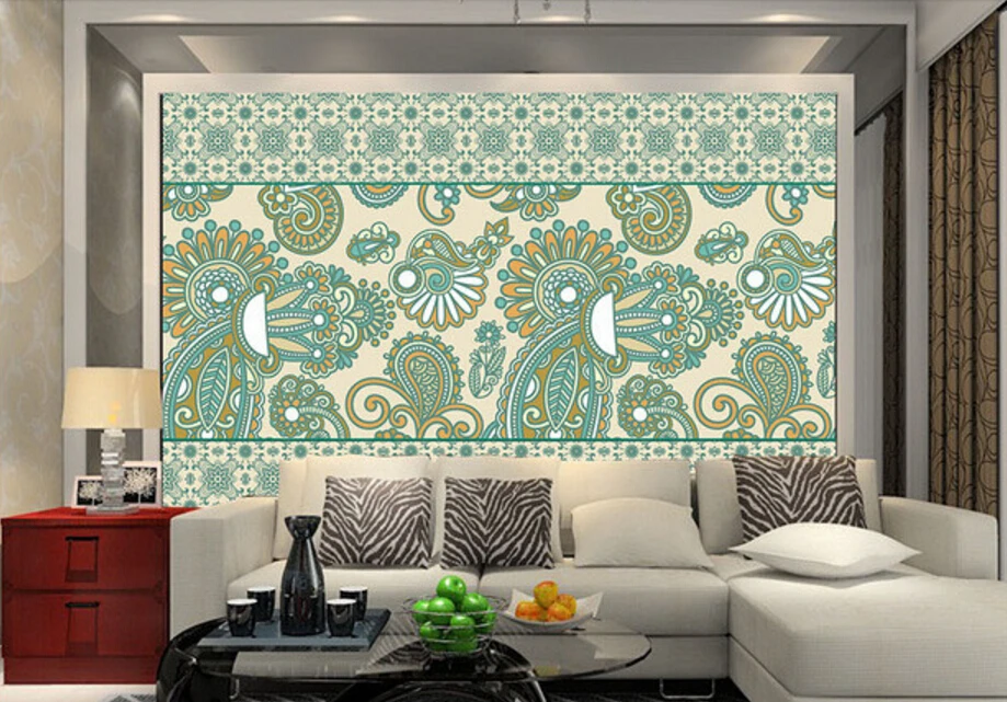 Пользовательские цветочные обои 3D стереоскопические для гостиной фон Ресторан