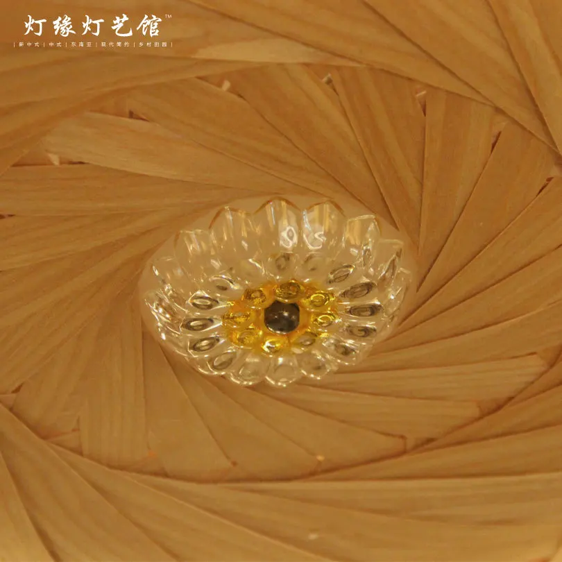 Southeast Wood chandelier with hand-woven natural leather LED light cherry wood color idyllic | Аксессуары для одежды