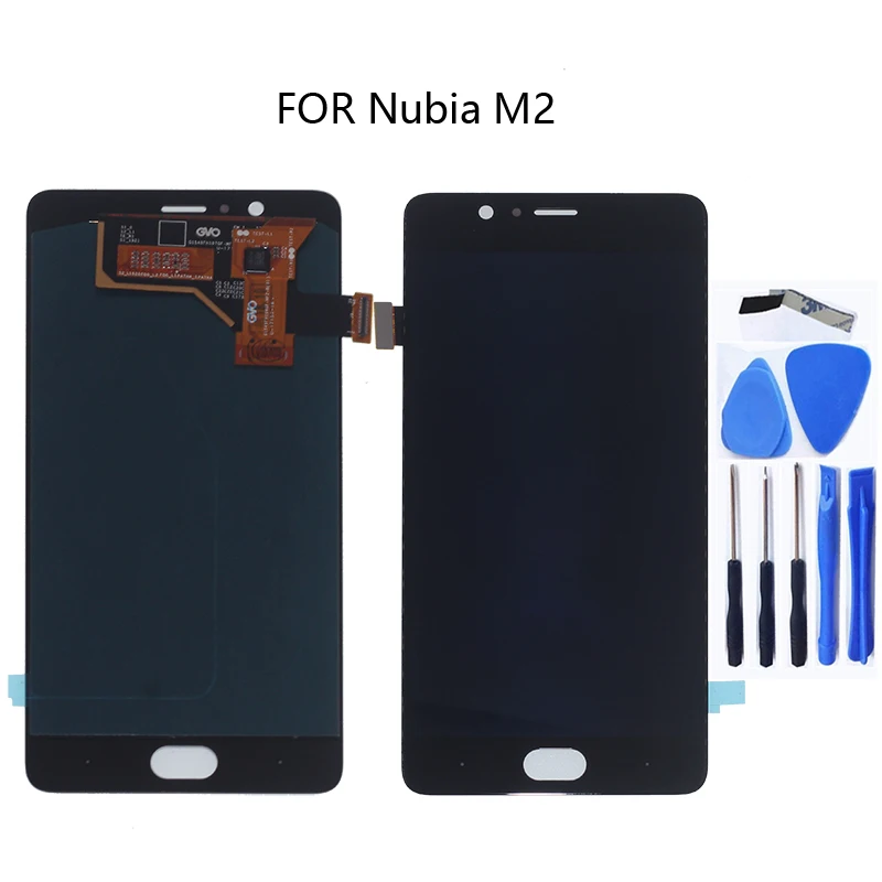 5 &quotAMOLED дисплей для zte Nubia m2 NX551J ЖК сенсорный экран дигитайзер Аксессуары m 2