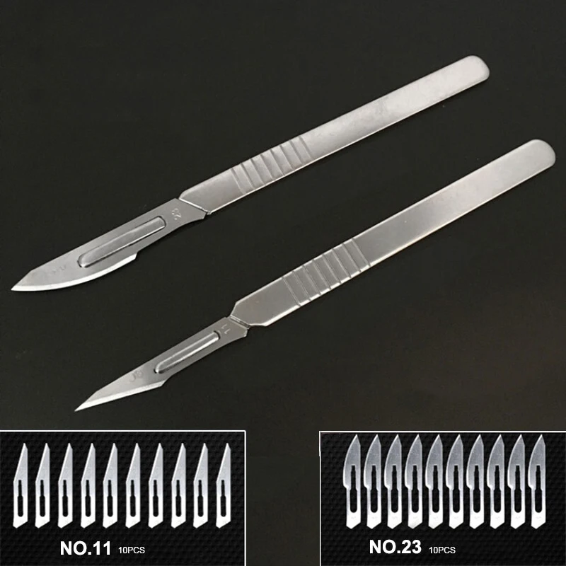 

Stainless steel Scalpel Carving knife blade +Handle for Mobile Phone Repair Circuit Board Repair Film-Sticking and dismantling