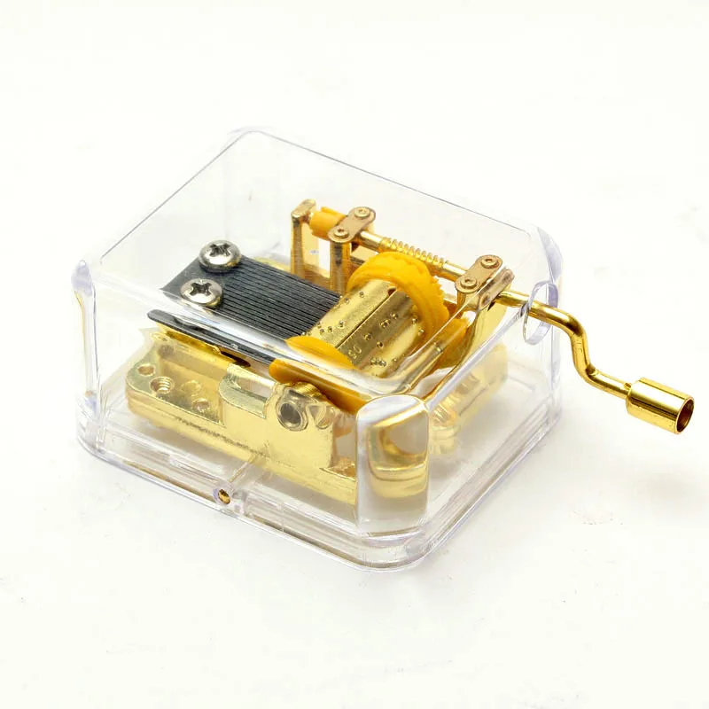 Пластмассовая музыкальная шкатулка Laxury с рукояткой всегда играйте со мной от