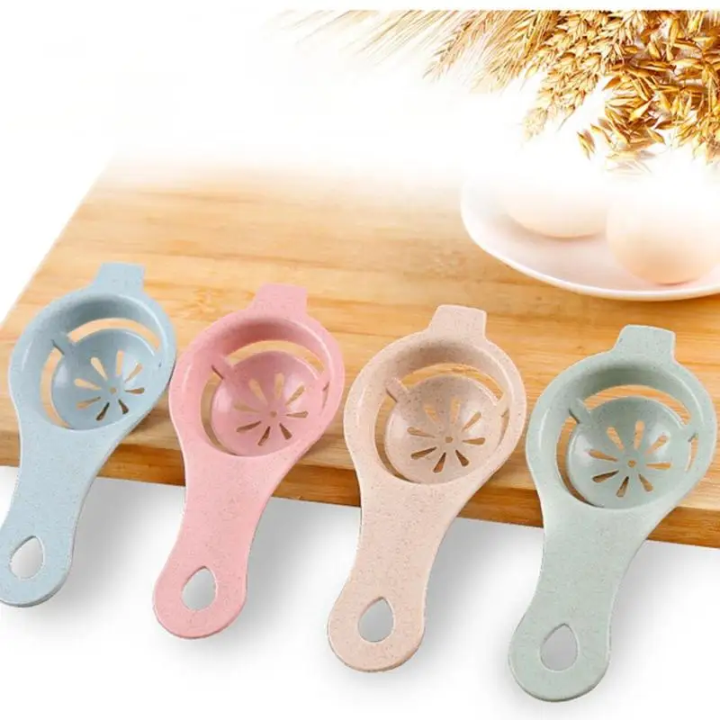 1 ПК Разделитель желтка инструмент для яиц вителлус гель делители поглощение яйца готовка пшеница солома А45 вкл.