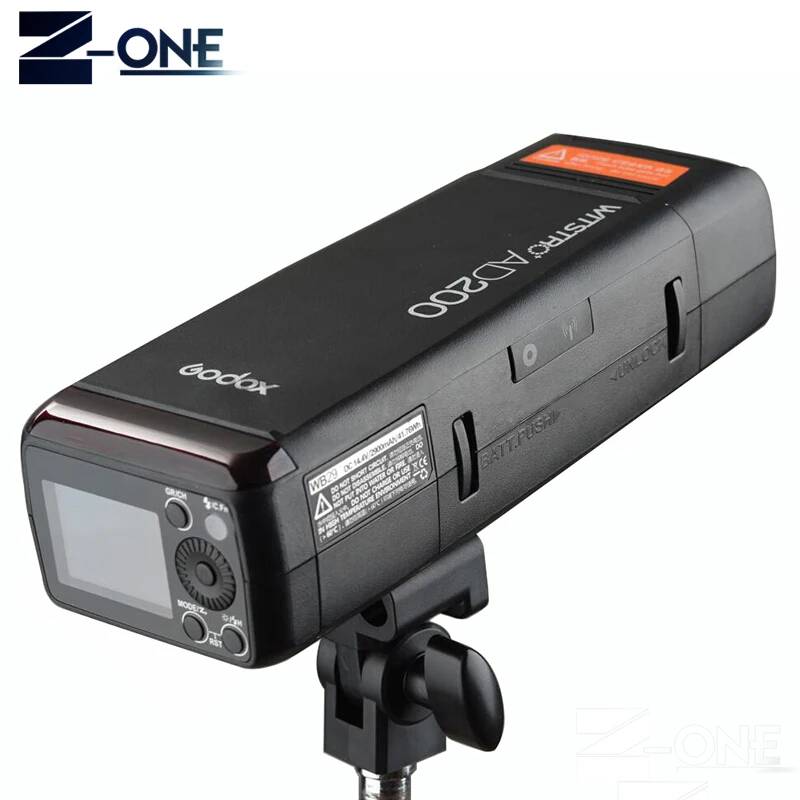 Вспышка Godox AD200 200Ws TTL GN60 HSS со встроенным беспроводным триггером 2 4G + передатчик Xpro