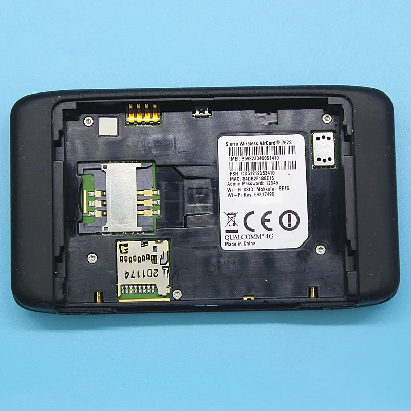 Разблокированный Подержанный Sierra Netgear Aircard 762 s 4G 150 Мбит/с LTE мобильный wi fi роутер с