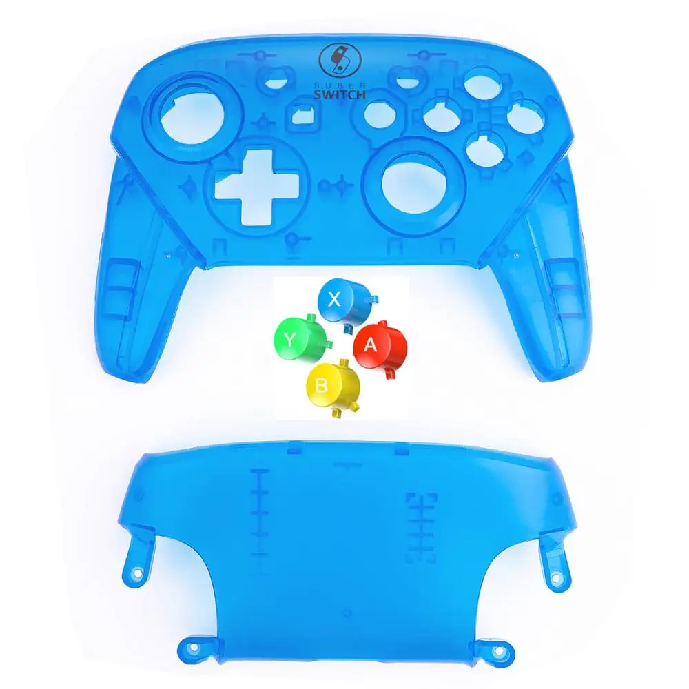 Ice Blue Myriann DIY удобная замена оболочки защитный чехол с кнопками для nintendo Switch Pro контроллер NS Joy-Con игры - Цвет: Ice Blue