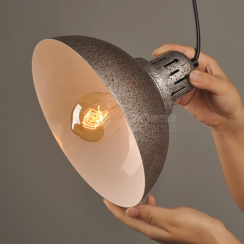 Деревенский промышленный старинный потолочный светильник креативный Лофт лампа