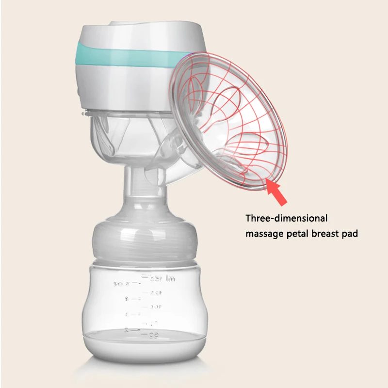 

Electric Automatic Breast Pump Integrated Use Rechargeable Massage With Bottle Baby Milking Maternity Breast Pump Accessories