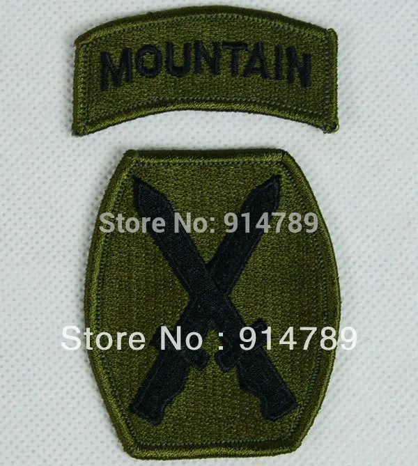 

Вышитая нашивка США 10TH MOUNTAIN-32297
