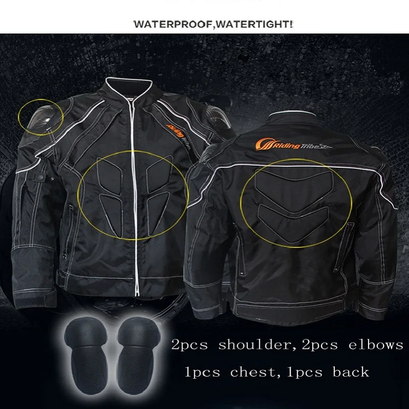 Мотоциклетная всесезонная куртка теплая водонепроницаемая ветрозащитная для