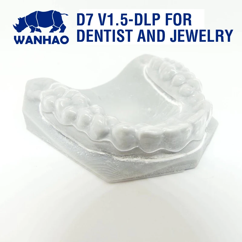 Новинка! Wanhao Дубликатор 7 плюс 3d принтер(V1.5) УФ Смола DLP SLA сенсорный экран 3d принтер машина с новой крышкой