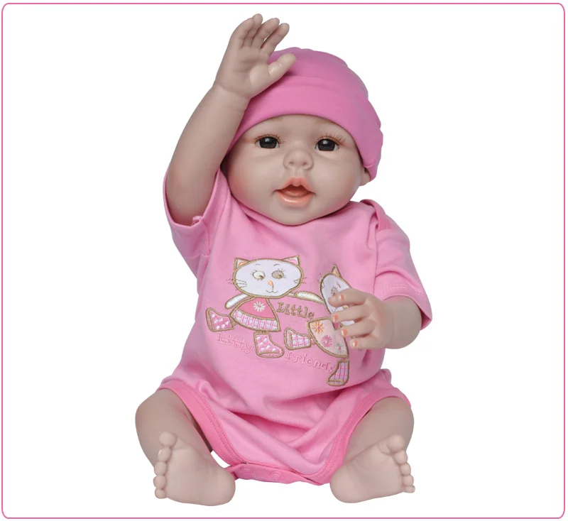 UCanaan/20 ''50 см Reborn Baby куклы всего тела винил реалистичные игрушки для детей Playmate новорожденных Bonecas для девочек подарок на день рождения
