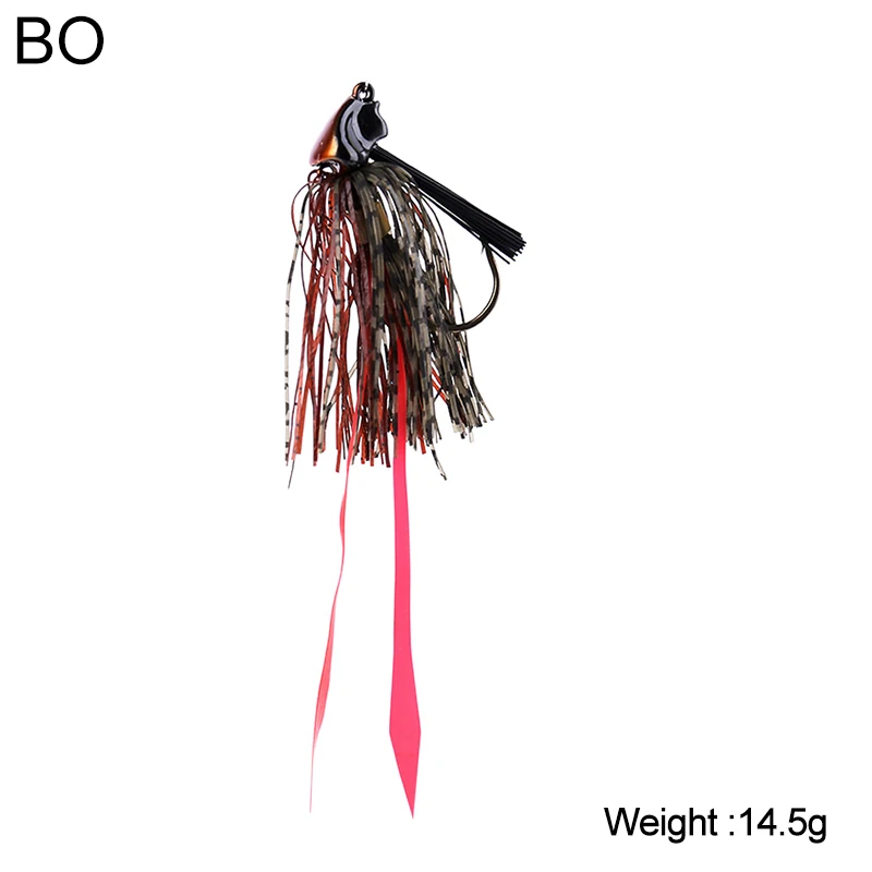 3016B-14.5g-BO Kingdom блесны и резиновые дергающаяся Рыбная приманка 1 шт./пакет поверхности(11 г 14,5 18 г Вращающиеся пайетки приманка рыболовные снасти - Цвет: 3016B-14.5g-BO